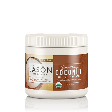 JASON Smoothing Organic Coconut Oil, 15 oz. (Packaging May (Best Coconut Oil For Consumption)