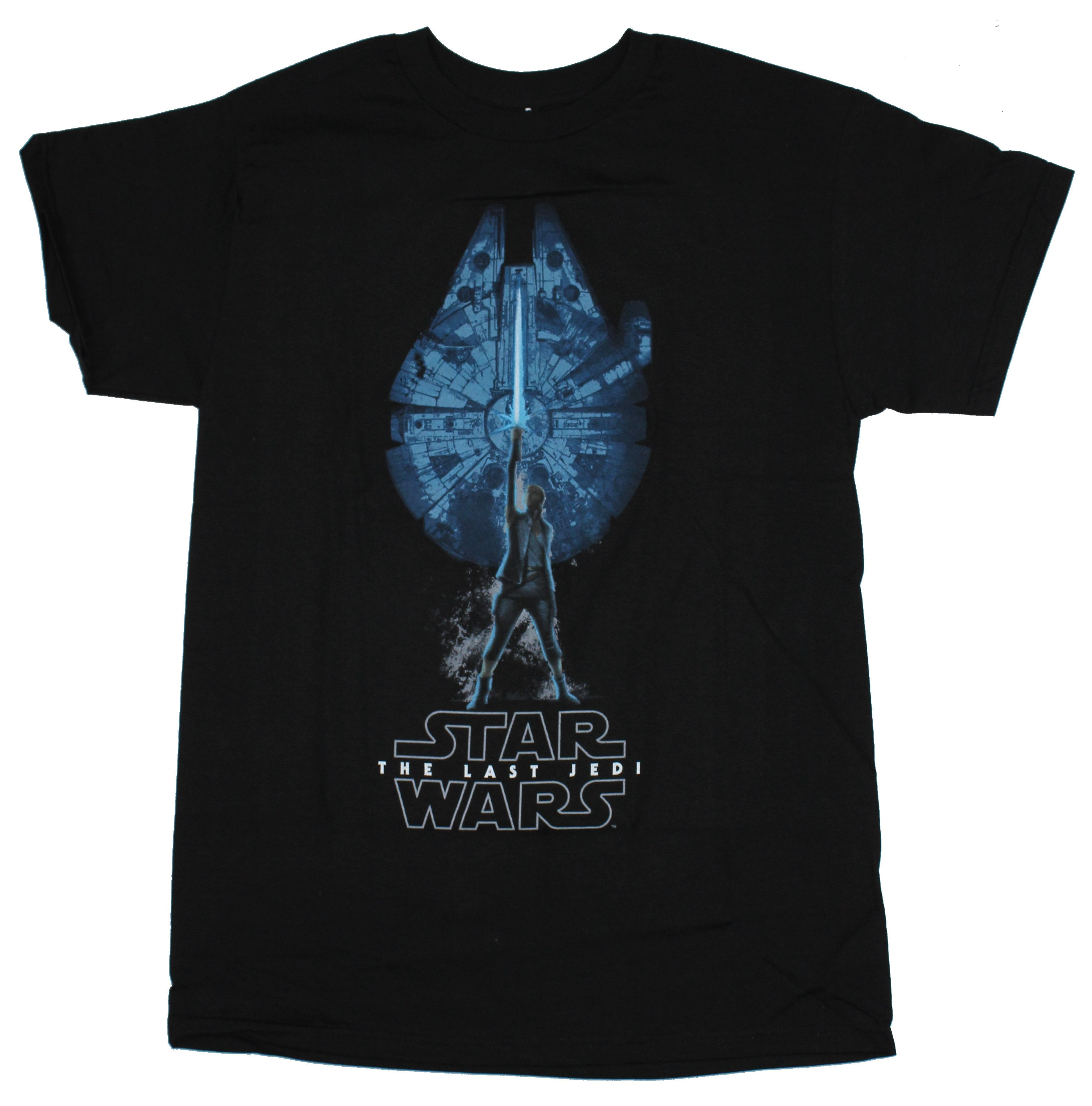 Mens Star Wars The Last Jedi Rey Icon TShirt Licensed