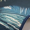 thumbnail image 2 of ESENCIA Indoor/Outdoor Power Loomed Latex Back Non Slip Mat - Transitional Border Botanical Beach Colorful (Palm Border Navy) (2'5" x 3'11"), 2 of 4