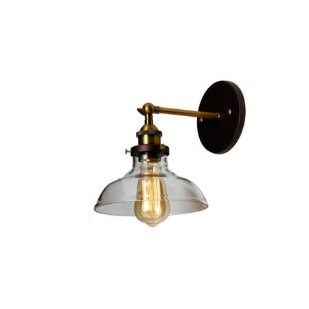 

Braxton Industrial 1 Light Oil Rubbed Bronze Wall Sconce - 8 in.