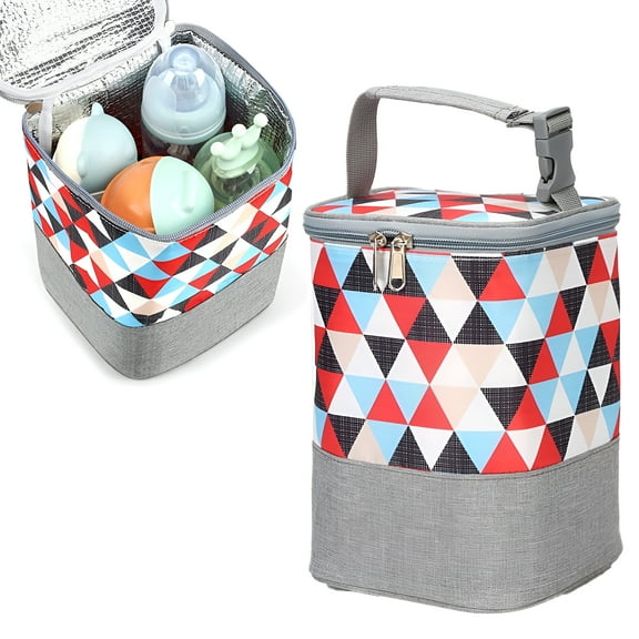 GASTROPOD Baby Bottle Cooler Tote Bags, Insulated Breastmilk Cooler Bag, Baby Bottle Warmer Cooler Bag, Holds up to 4 Large 8Oz Bottles, for Nursing Moms, Daycare, and Travel