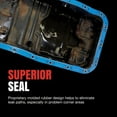 thumbnail image 3 of Fel-Pro Gaskets Oil Pan Gasket OS 34509 T PermaDryPlus; OE Replacement; Set; Oil Pan Snap-Ups Included; Without Exhaust Pipe Packing, 3 of 6