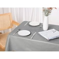 thumbnail image 5 of Unique Bargains 1 Pack Rectangle Tablecloth, Oil-Proof, Spill-Proof, and Water Resistance PVC Table Cover for Party Kitchen Dining Room Grey 55" x 118", 5 of 5