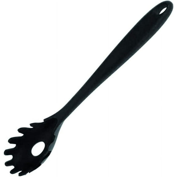 Silicone Noodles Spoon Spaghetti Server Scoops Pasta Fork Shape Scoop Kitchen Practical Utensil