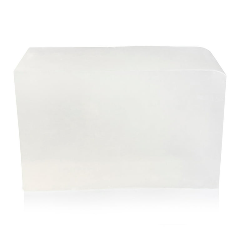 6kg Base de Savon de glycérine Blanc White Opaque, Melt and pour Soap  Base(Fondre et Verser), sans SLS