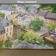 thumbnail image 6 of Ambesonne Landscape Place Mats Set of 4, Old Town Luxembourg, Standard Size, Multicolor, 6 of 6