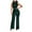 Army Green, variant on Solid Color Sequin Romper High Waisted Bodycon Fit with Versatile Neckline Options Perfect for Resort Vacation and Cocktail Parties Red XXL