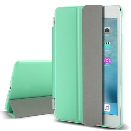 TKOOFN IPad mini 4 case ,AU Slim Smart Magnetic Leather Stand Cover Back Case for Apple iPad Mini 4 (A1538 (Best Back Cover For Ipad 4)