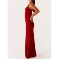 thumbnail image 4 of Women Bodycon Spaghetti Strap Cutout Maxi Dress Hollow Sexy Fitted Dresses Slip Long Dress Evening, 4 of 6