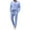 Light Blue, variant on Aofany Tracksuits for Men Set Cotton Linen Casual Solid Jogger Sport Gym Pockets Sweatsuit Long Sleeve Henley Shirt and Sweatpant Set