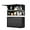 Black 31.5" W, variant on Metal Wall Cabinets, Garage Wall Cabinet with Up-Flip Door, 19.7" H Wall Mounted Metal Storage Cabinet for Kitchen,Garage,Basement,Ware House Assembly Required (Black 31.5" W)
