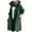 Green, variant on Bmisegm Loose Comfortable Hooded Coat Outwear Womens Elegant Windbreaker Wild Winter Women's Coat Womens Vests Outerwear Pink S