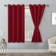 thumbnail image 2 of Cortina Hiasan Blackout con aislamiento térmico de 132 x 114 cm, color rojo, 2 of 6