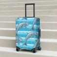 thumbnail image 3 of Wukai Dolphin Elastic Luggage Cover: Personalized Protection for Your Suitcase - Fits 19~29-inch, Washable & Durable Travel Companion-Large, 3 of 8