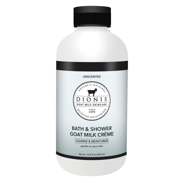 Dionis Goat Milk Skincare Jabón de baño sin perfume y crema de ducha líquida Hidratante para la piel y gel de baño hidratante Hecho en los EE. UU. Gel de ducha libre de crueldad para pieles sensibles