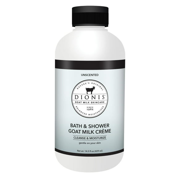Dionis Goat Milk Skincare Jabón de baño sin perfume y crema de ducha líquida Hidratante para la piel y gel de baño hidratante Hecho en los EE. UU. Gel de ducha libre de crueldad para pieles sensibles