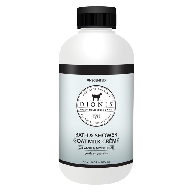 Dionis Goat Milk Skincare Jabón de baño sin perfume y crema de ducha líquida Hidratante para la piel y gel de baño hidratante Hecho en los EE. UU. Gel de ducha libre de crueldad para pieles sensibles