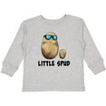thumbnail image 3 of Inktastic Little Spud Potato Father and Child Boys or Girls Long Sleeve Toddler T-Shirt, 3 of 5