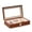 Cherry Wood, variant on Bey Berk Black Wood Ten Watch Box w/ Quartz Movement Clock