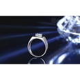 thumbnail image 4 of Men’s 1.0 Ct Moissanite Engagement Ring Silver 18K Gold Plated D Color VVS1 Clarity Round Wedding Rings Anniversary Birthday Promise Ring with Adjustable Open, 4 of 6