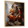 thumbnail image 2 of Designart "Hanumans Devotion Hinduisim Art wall decor II" Hinduisim Floater Framed Wall Decor, 2 of 7