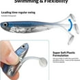 thumbnail image 6 of QualyQualy 5Pcs Soft Plastic Swimbait,Paddle Tail Lures for Bass,Trout,Walleye,Crappie, 6 of 8