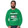 thumbnail image 3 of Thicc Hot Burrito Funny Taco Tuesday Men's Big & Tall Crewneck Sweatshirt Brisco Brands 2X, 3 of 5