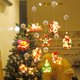 thumbnail image 3 of Lámpara de succión de ventana decorativa navideña, cortina de ventana con pilas, luces navideñas a la venta, 3 of 4