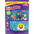Funables Paw Patrol and Baby Shark Variety Fruit Snacks, 17.6 oz, 22