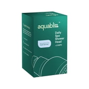 Aquabliss Daily Spa High-Pressure Shower Head Eco – 42 PressureForce Nozzles, Self-Cleaning Silicone Jets, Wide Pivoting Spray – Chrome