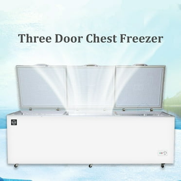 42 Cu.Ft. Chest Freezer, Deep Freezer with Top Open Three Door 106 in. Commercial Freezer NSF