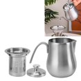 thumbnail image 4 of Home Moka Pot, Moka Pot Built In Filter Stainless Steel  For Coffee Making, 4 of 8