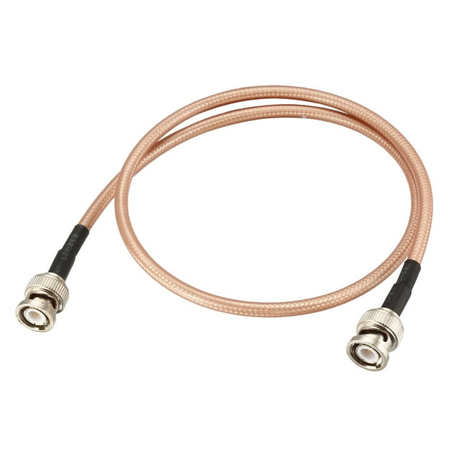 BNC Macho a BNC Macho Coaxial Cable RG400 Baja Pérdida RF Coaxial Cable 50 Ohm 0.9M / 3Pies