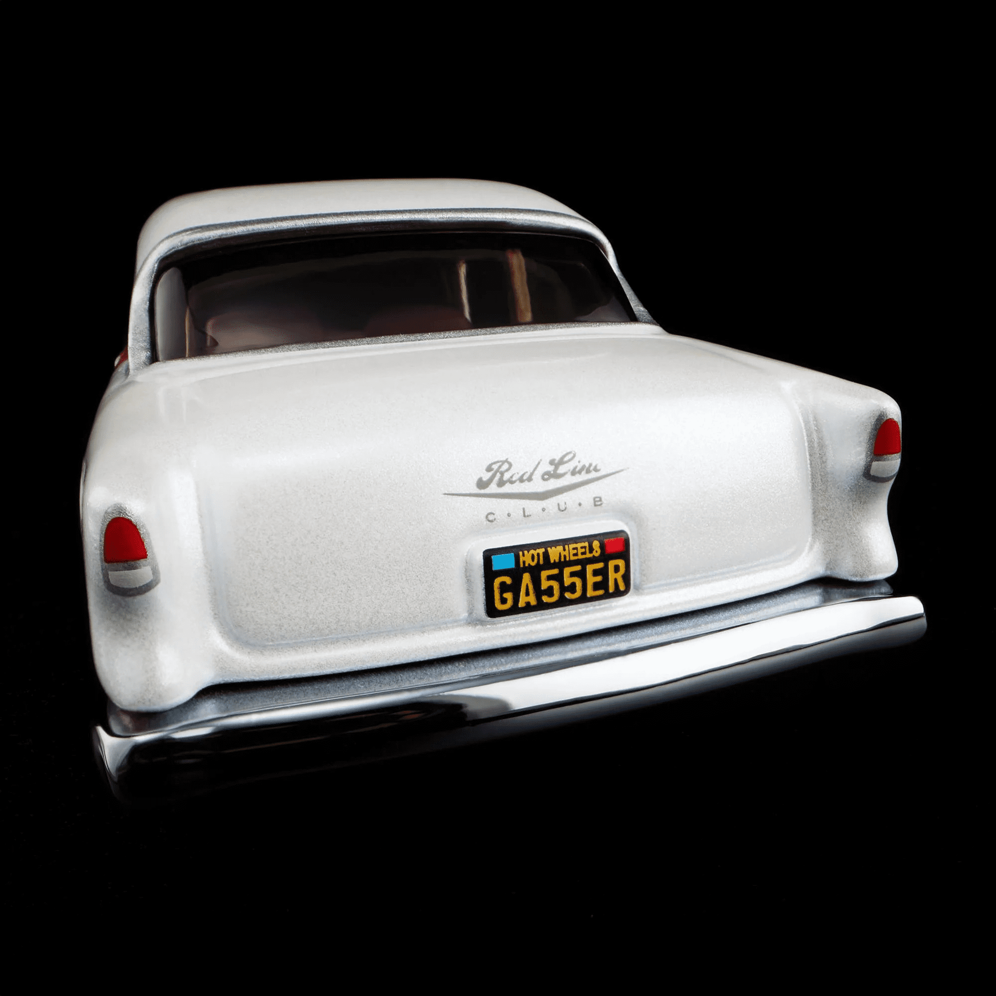 Hot Wheels RLC ’55 Chevy Bel Air Gasser – 1:64 Premium Die-Cast Collector Car, Spectraflame Pink, RLC Members Exclusive, LA Convention Car JCP37