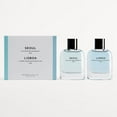 thumbnail image 2 of Zara Seoul 532-8 Sinsa Dong Gangnam-gu 80 ML + Zara Lisboa Colombo Avenida Do Colegio 80 ML. Cologne for Men EDT Eau De Toilette 2X (2.71 Fl. Oz)., 2 of 6