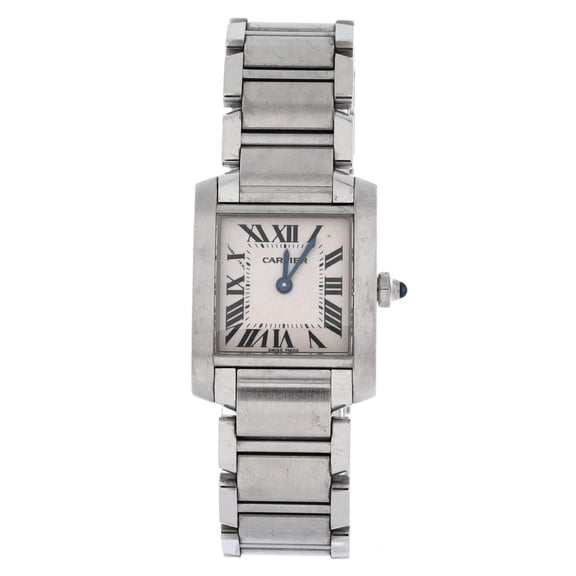 Pre-Owned Tank Francaise Quartz Watch Stainless Steel 20 By Rebag