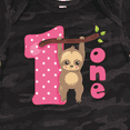 thumbnail image 4 of Inktastic Pink Sloth 1st Birthday Girls Baby Bodysuit, 4 of 5