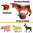 thumbnail image 4 of Juego de tractores Farm Toy con 40 piezas de animales de plástico y valla para niños de 3 a 12 años, 4 of 7