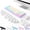 White, variant on Sugagale 2-Pack Ergonomic Memory Foam Wrist Rest Pad for Keyboard & Mouse, Non-slip Support Cushion