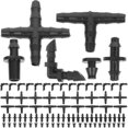 thumbnail image 1 of 1 Ensemble Irrigation Goutte à Goutte Connecteur de Tuyau d'Eau 1/4 Pouce Assortiment Raccord Barbelé, 1 of 7