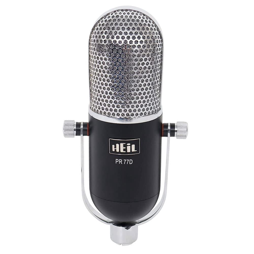 Heil Sound PR77D Black Deco Series Dynamic Microphone with PR40 Element