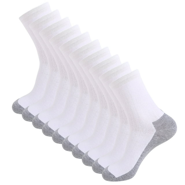 Paquete de 10 pares de calcetines de trabajo diarios para hombre.