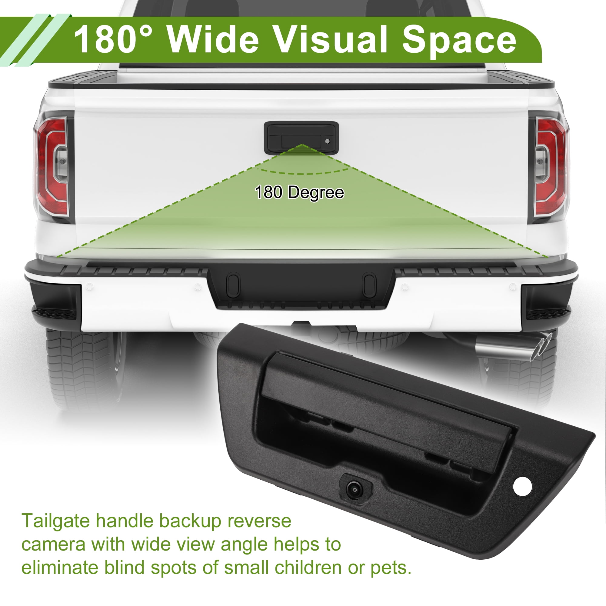 Unique Bargains Tailgate Handle Backup Camera for Ford F-150 and Lobo 2015-2017