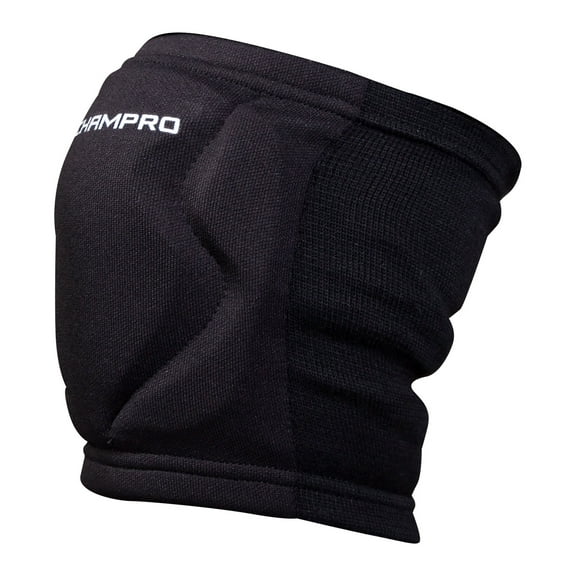 CHAMPRO MVP Low-Profile Volleyball Kneepad, Large, Black