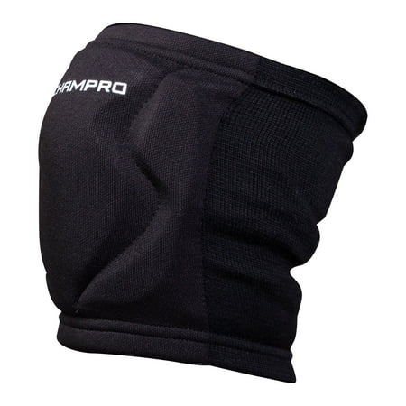 Champro Sports MVP Low-Profile Volleyball Kneepad Medium Black