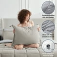 thumbnail image 7 of LammaLoe King Comforter Set, With King Sheets, Reversible Bed In A Bag 7 Piece, Bedding Set, Linen, 7 of 7
