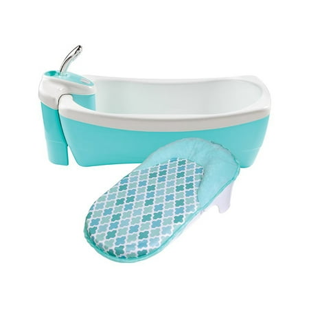 Summer Infant Lil’ Luxuries Whirlpool, Bubbling Spa & Shower, (Best Baby Tub For Shower)