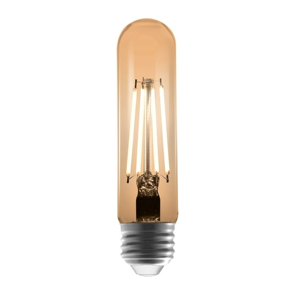 Better Homes & Gardens LED Vintage Light Bulb, T10, 40 Watts, Amber Filament, E26, Dim - 4 Pk