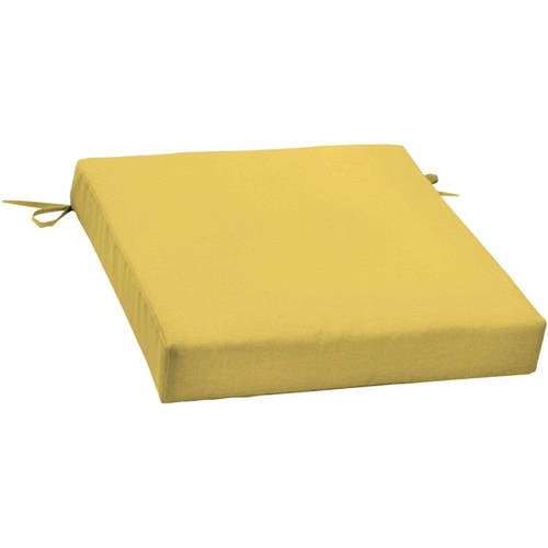 Better Homes & Gardens Yellow 21" x 21" Outdoor Patio Dining Seat