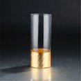 thumbnail image 1 of 10 x 4 in. Glass Vase, Gold, 1 of 1